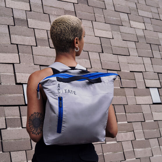 Ally Capellino grey rucksack