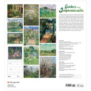 Gardens of the Impressionists 2025 wall calendar