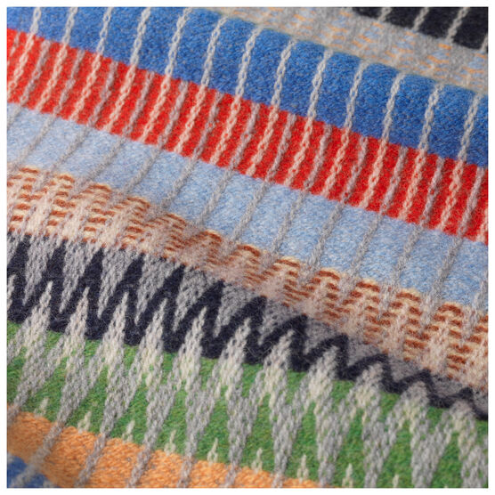 Bright pattern scarf