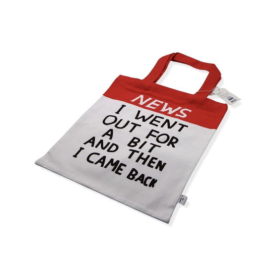 David Shrigley I Went Out For A Bit tote bag