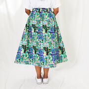 Kemi Telford blue skirt