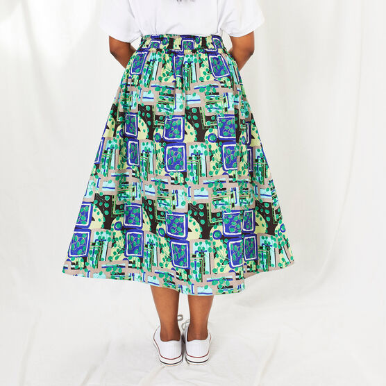 Kemi Telford blue skirt