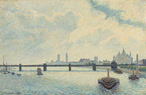 Pissarro: Charing Cross Bridge, London