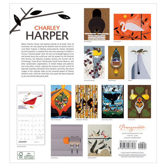 Harper calendar 2017