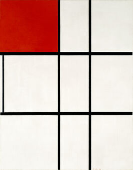 Piet Mondrian: Composition B (No.II) with Red