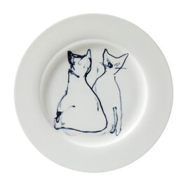 Tracey Emin Teacup & Pancake dinner plate