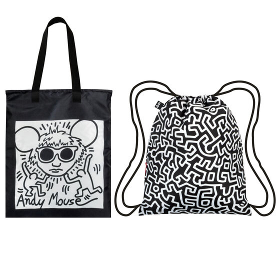 Keith Haring Andy Mouse & Untitled Duo Backpack