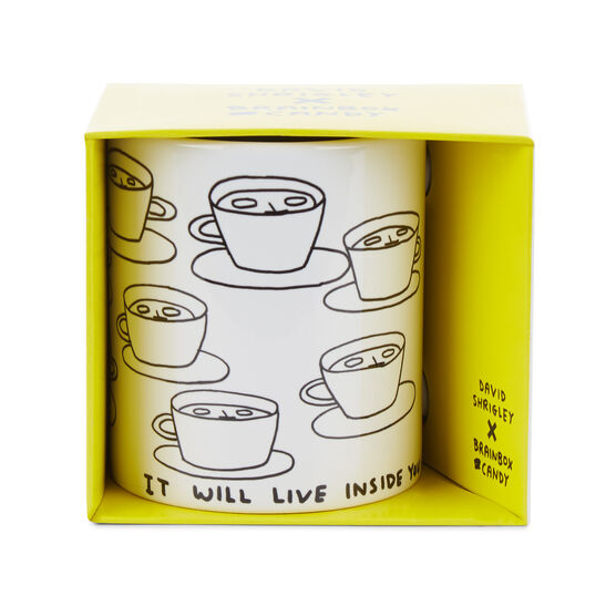 David Shrigley The Tea is Alive mug