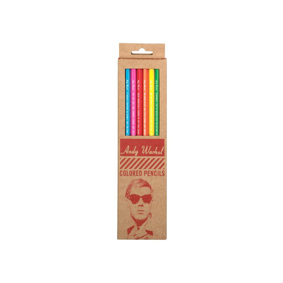 Andy Warhol Philosophy 2.0 coloured pencils