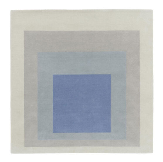 Josef Albers Gray Instrumentation rug