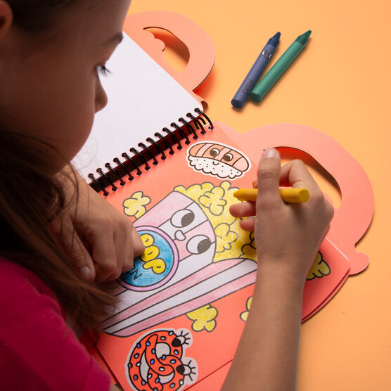 Yummy super colouring book