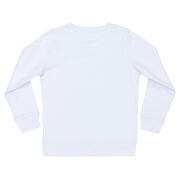 White kids' sweatshirt - back