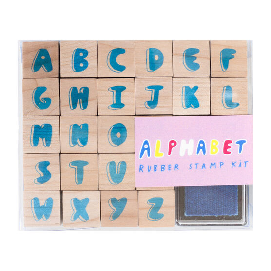 Alphabet stamp kit