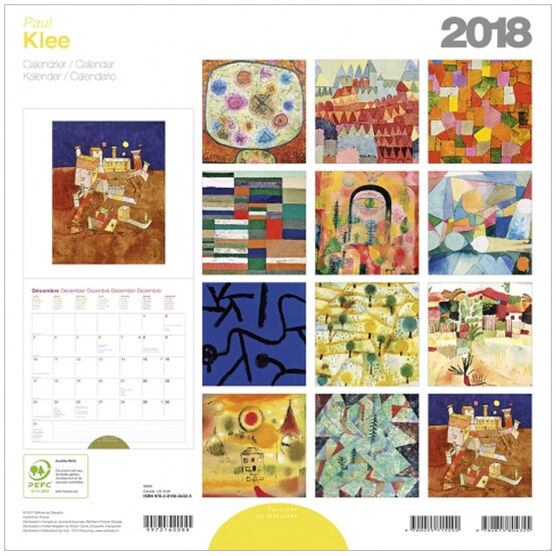 Klee 2018 calendar