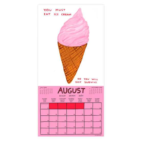 David Shrigley 2026 wall calendar