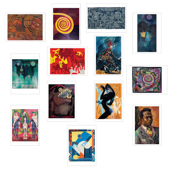 Nigerian Modernism postcard set