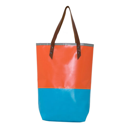 Recycled large tote bag