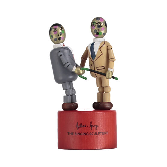 Gilbert and George wooden toy
