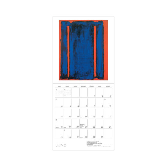 Mark Rothko 2023 wall calendar Calendars Tate Shop Tate