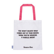 Guerrilla Girls Gorilla Mask tote bag