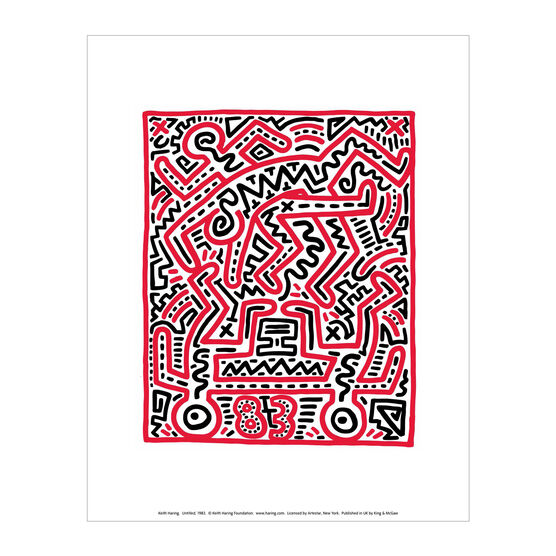 Keith Haring: Fun Gallery mini print