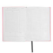 Baby pink daily planner notebook