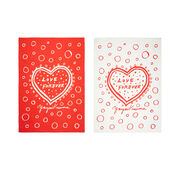 Yayoi Kusama Love Forever set of two tea towels