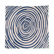 Louise Bourgeois blue spiral cushion cover