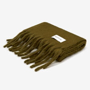 Green wide scarf