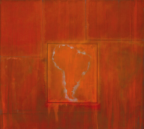 Frank Bowling: South America Squared