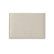 Grey & pink Tate banner apple leather card holder