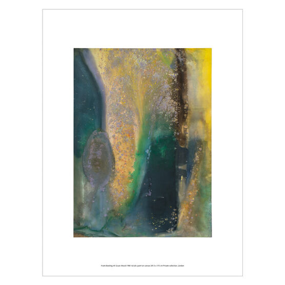 Frank Bowling: Ah Susan Woosh exhibition print