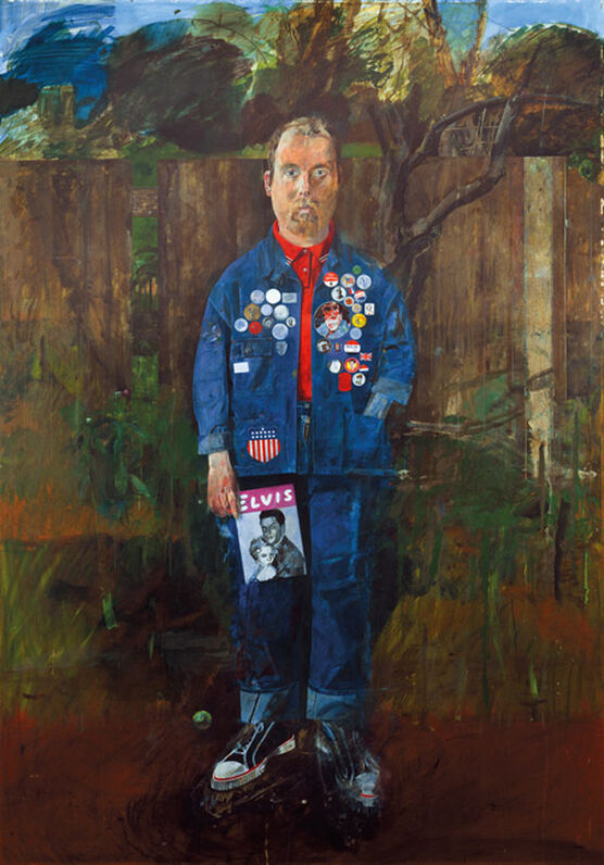 Blake: Self-Portrait with Badges