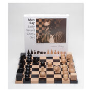 Man Ray wooden chess set