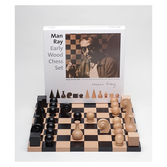 Man Ray wooden chess set