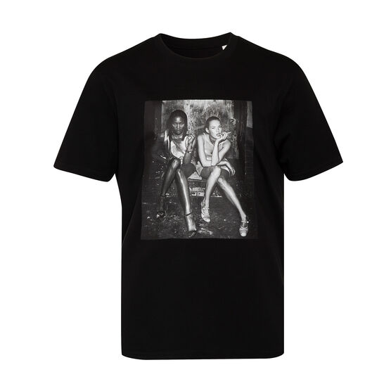 Kate and Naomi black T-shirt