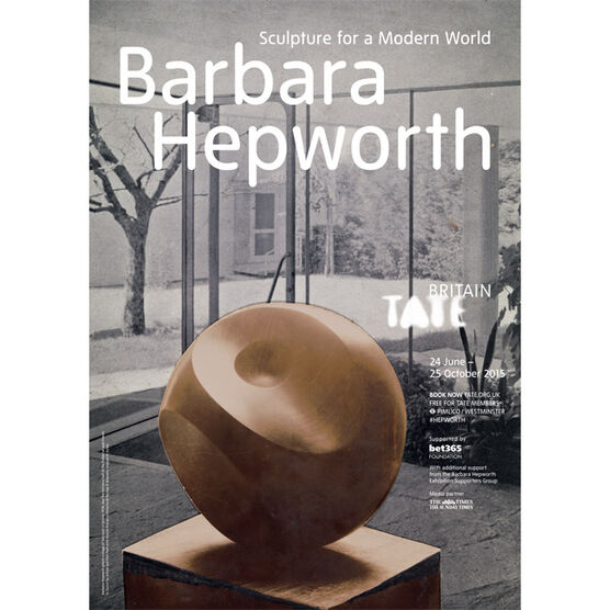 Barbara Hepworth exhibition poster