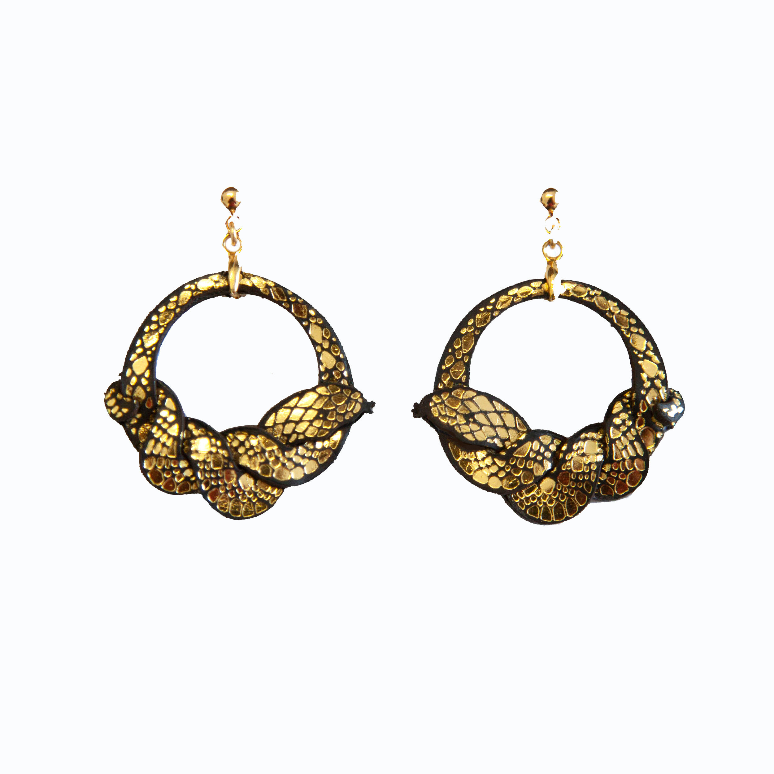 Ouroboros snake hoop earrings Jewellery Tate Shop Tate