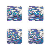 Lubaina Himid Tide Change coasters (set of 4)