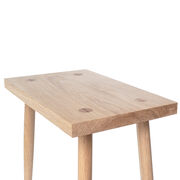 Hearth stool with woven cushion