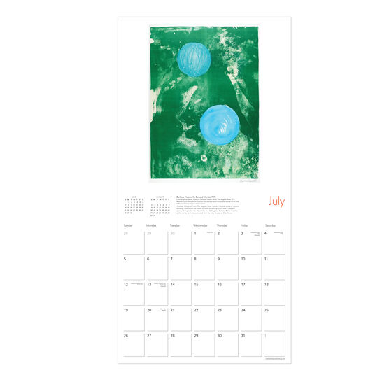The Hepworth Wakefield 2020 calendar