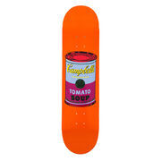 Warhol: Campbell's Soup Can skateboard - orange