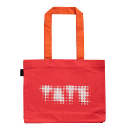 Pink Tate logo tote bag