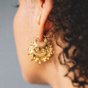 Joy Creole mini hoop earrings