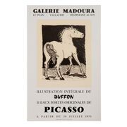Picasso Illustration Intégrale du Buffon 1972 rare vintage poster