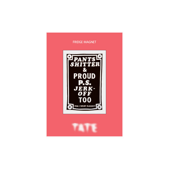 Mike Kelley Three Point Program magnet