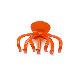 Orange Octopus hair claw