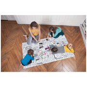 Giant Street Art colouring poster