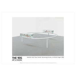 Damien Hirst Two Similar Swimming Forms large poster