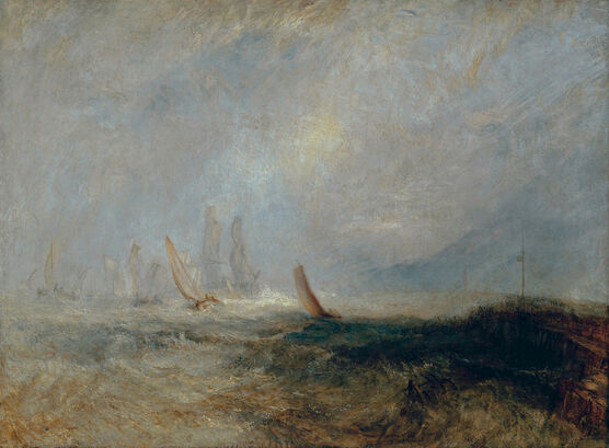 Turner: Fishing Boats Bringing a Disabled Ship